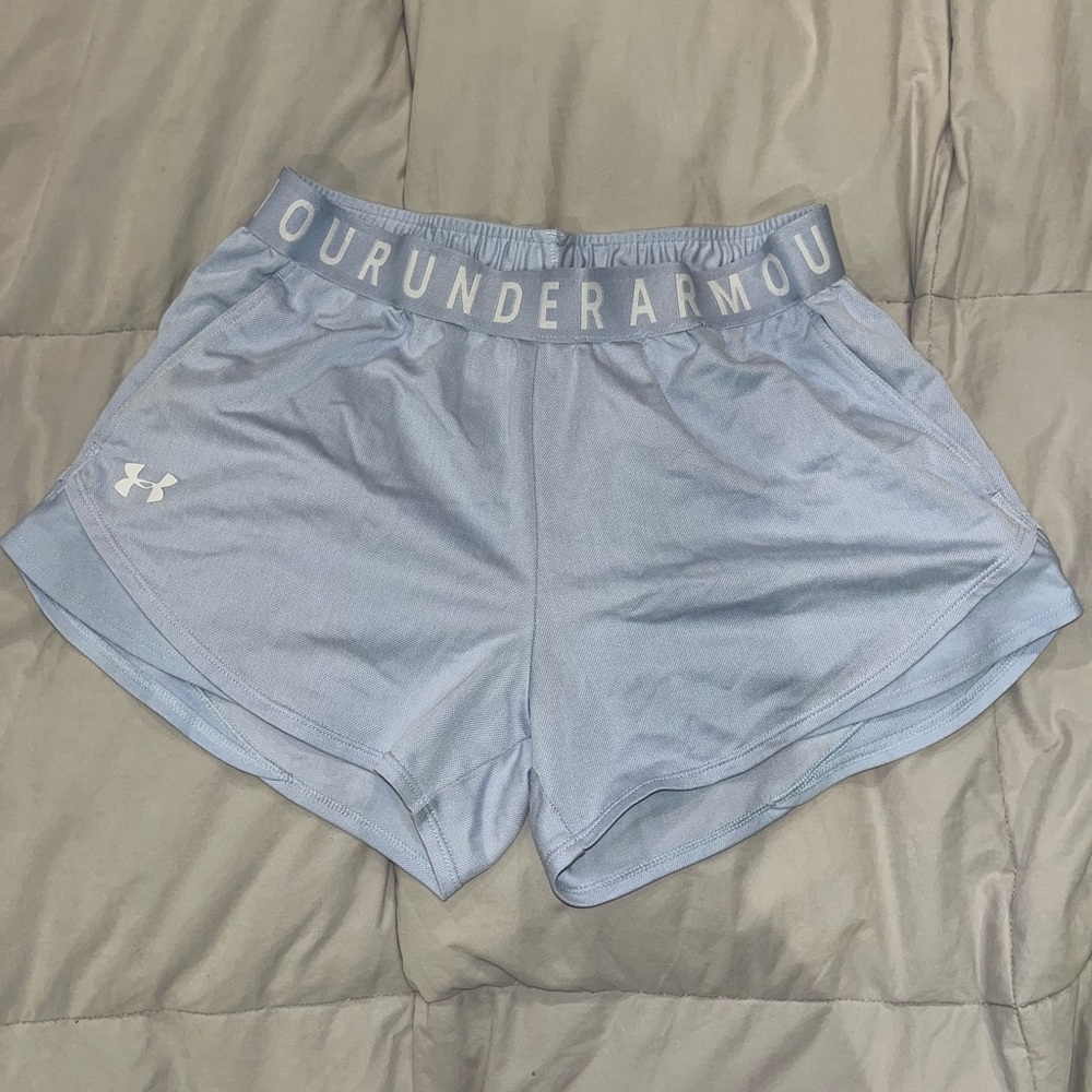 Under Armour Women's Light Blue Athletic Shorts